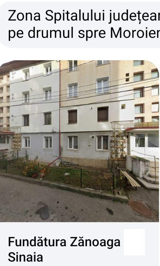 SUPER OCAZIE – Apartament 2 camere decomandat, Sinaia –  Preț: 50500 EUR