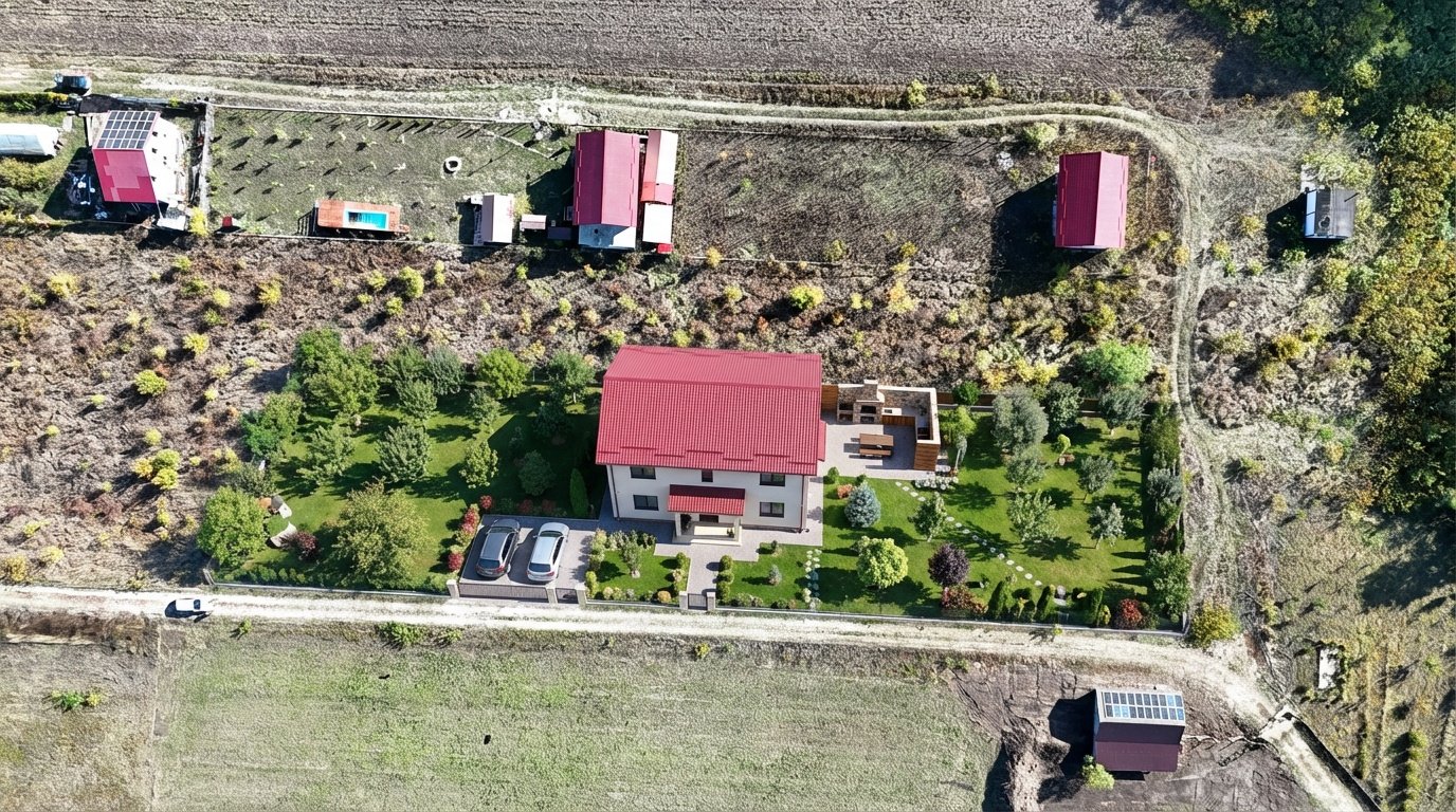 Refugiu la marginea padurii — 2822 mp de liniste in Cocani.